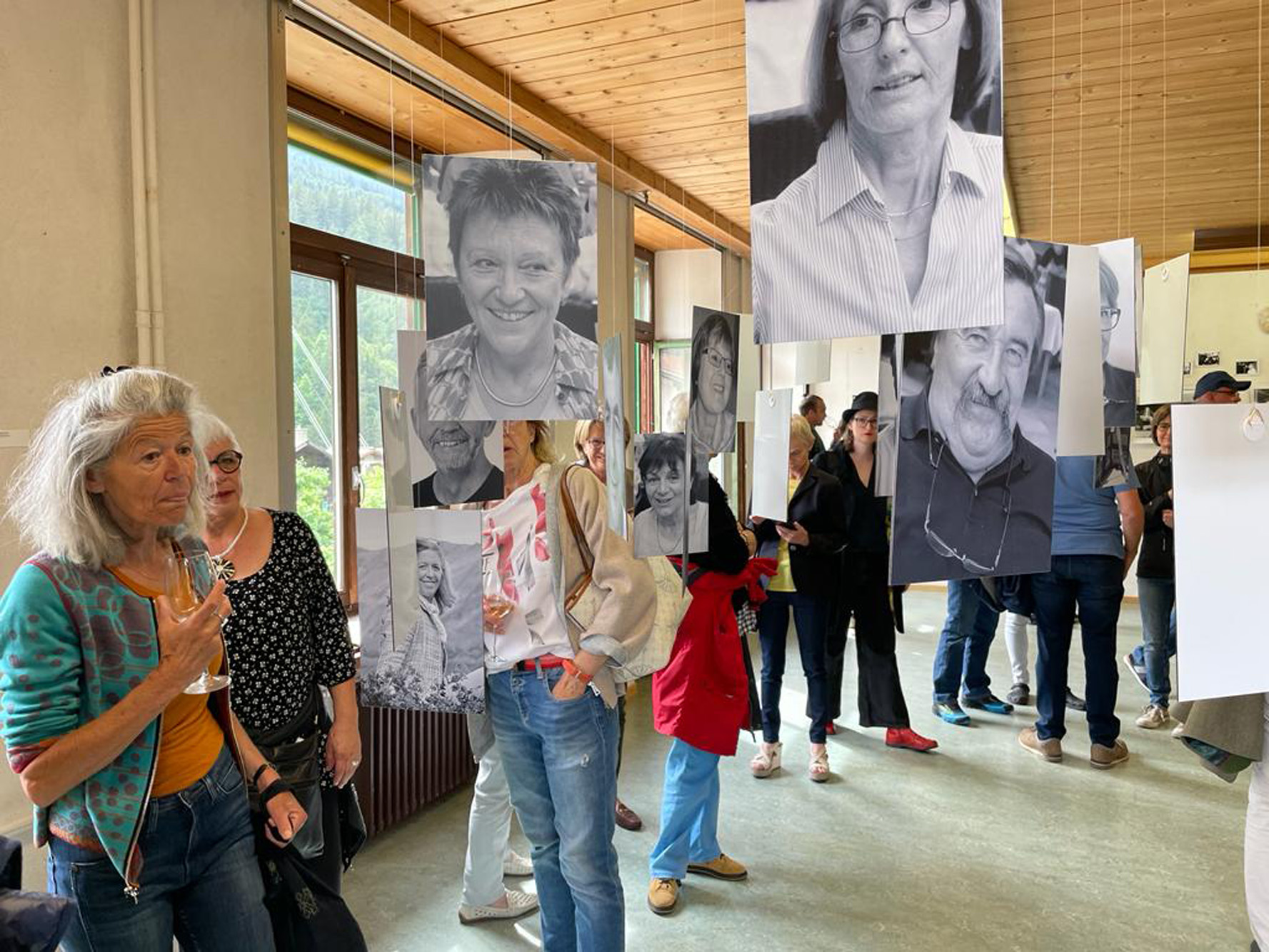 Ausstellungsansicht Klassenzusammenkunft